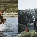 Вижте приключенията на куче и стопанин, които пътуват заедно