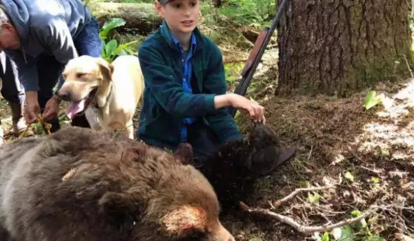 Американче уби мечка, за да спаси семейството си